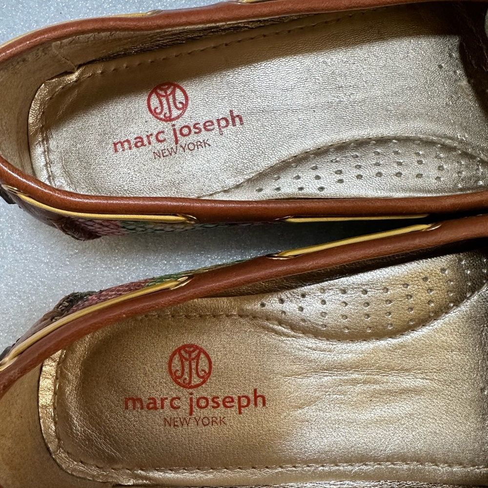 Marc Joseph RARE Multicolor Women's Leather Loafers Size 9 - Picture 5 of 9